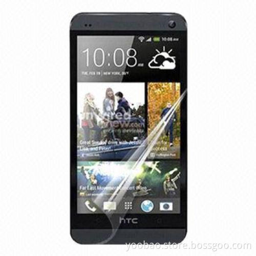 Screen Protector for HTC One M7, Bubble and Fingerprint Free, Washable and Reusable